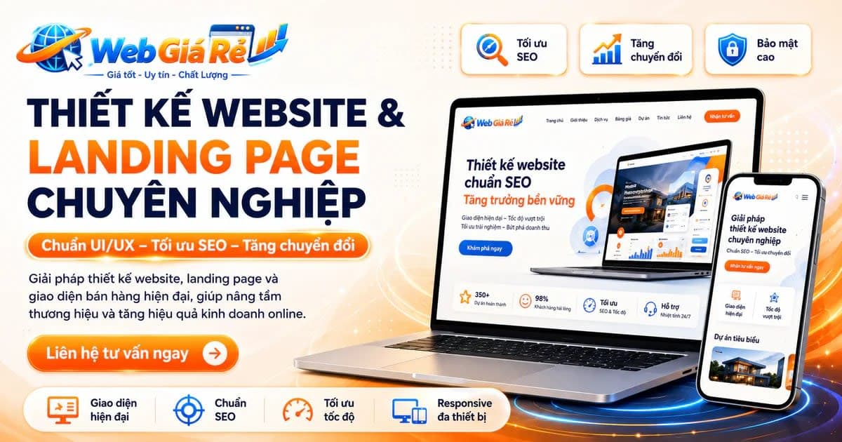 Mẫu Website Giá Rẻ Cho Người Mới – Làm Web Nhanh, Gọn, Tiết Kiệm